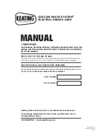 Preview for 1 page of Keating Of Chicago 14 Counter User Manual