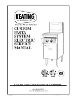Keating Of Chicago 240V Service Manual preview