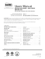 Keating Of Chicago GAS FRYER User Manual preview