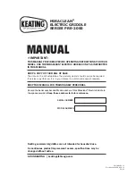 Preview for 1 page of Keating Of Chicago pre 2000 series User Manual