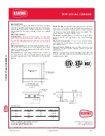 Предварительный просмотр 2 страницы Keating Of Chicago Teppanyaki Griddle Specification Sheet