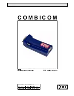 KEB COMBICOM Installation Manual preview