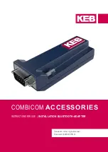 KEB COMBICOM Instructions For Use Manual preview