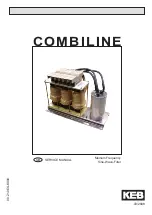 KEB COMBILINE Service Manual предпросмотр