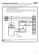 Preview for 13 page of KEB COMBIVERT F5 Installation Manualline