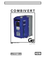 KEB COMBIVERT G6 series Installation Manual preview