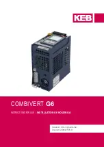 KEB COMBIVERT G6 Instructions For Use And Installation preview