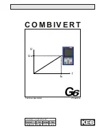 KEB COMBIVERT G6 Manual preview