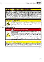 Предварительный просмотр 13 страницы KEB COMBIVERT P6 Instruction Manual