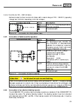 Предварительный просмотр 29 страницы KEB COMBIVERT P6 Instruction Manual