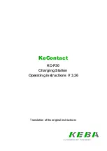 Preview for 1 page of Keba KeContact KC-P30 Series Operating Instructions Manual