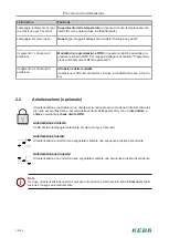 Preview for 32 page of Keba KeContact P20 Manual