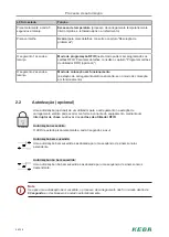 Preview for 56 page of Keba KeContact P20 Manual