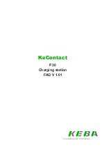 Keba KeContact P30 Manual предпросмотр