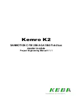 Keba Kemro K2 Project Engineering Manual preview