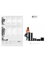 Preview for 1 page of KEF C 1 Brochure