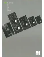 Preview for 1 page of KEF C15 Brochure & Specs