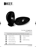 KEF HTS3001 Satellite Installation Manual preview