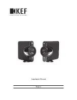 KEF picoforte 3 Installation Manual предпросмотр