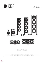 Preview for 1 page of KEF q series Owner'S Manual