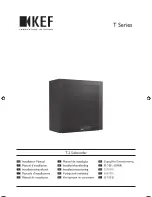 Preview for 1 page of KEF T-2 Installation Manual