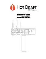 Kegco Hot Draft KC HDT301 Installation Manual предпросмотр