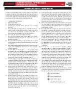 Предварительный просмотр 4 страницы Keiser AIR350 Operation Manual