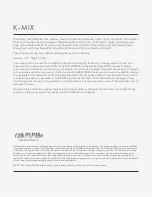 Preview for 2 page of Keith McMillen Instruments K-MIX User Manual