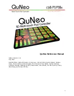 Preview for 1 page of Keith McMillen Instruments QuNeo Reference Manual