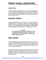 Предварительный просмотр 25 страницы Keithley 228A Quick Reference Instructions