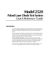 Preview for 10 page of Keithley 2520 Quick Reference Manual