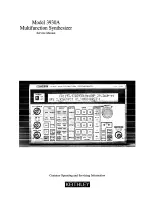 Keithley 3930A Service Manual preview