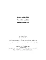 Предварительный просмотр 2 страницы Keithley 4200A-SCS Reference Manual