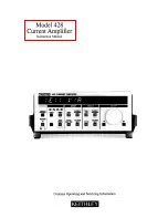 Preview for 1 page of Keithley 428 Instruction Manual