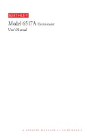 Preview for 1 page of Keithley 6517A User Manual