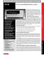 Preview for 1 page of Keithley 6517B Manual