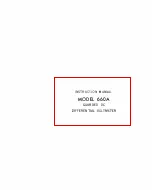 Keithley 660A Instruction Manual preview
