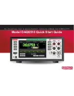 Keithley DAQ6510 Quick Start Manual preview