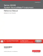 Keithley System SourceMeter 2601B Reference Manual preview