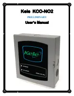Kele KCO-NO2 Preliminary User'S Manual preview