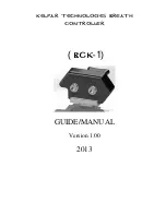 kelf BCK-1 Manual Manual preview