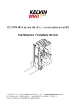 Kelvin Mini Series Maintenance Instructions Manual preview
