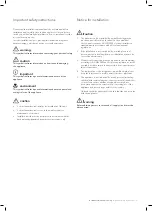 Preview for 3 page of Kelvinator KSV25CRH Installation Manual