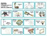 K'Nex 100 MODEL IMAGINE BUILDING SET Assembly Instructions Manual preview