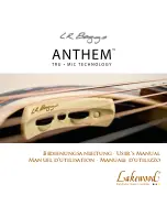 Предварительный просмотр 1 страницы L.R. Baggs Anthem System User Manual