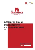 LA CASTELLAMONTE RNO 200 Instruction Manual For Installation, Use And Maintenance preview