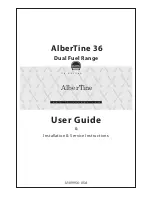 La Cornue AlberTine 36 User Manual & Installation & Service Instructions preview