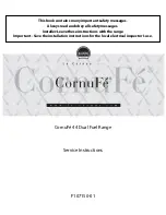 La Cornue CornuFe Service Instructions Manual preview