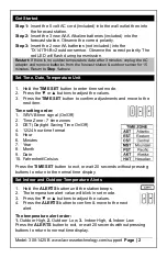 Preview for 2 page of La Crosse Technology 308-1425B Quick Setup Manual