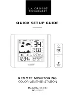 La Crosse Technology C84343 Quick Setup Manual preview